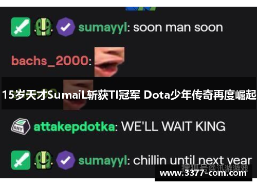 15岁天才SumaiL斩获TI冠军 Dota少年传奇再度崛起